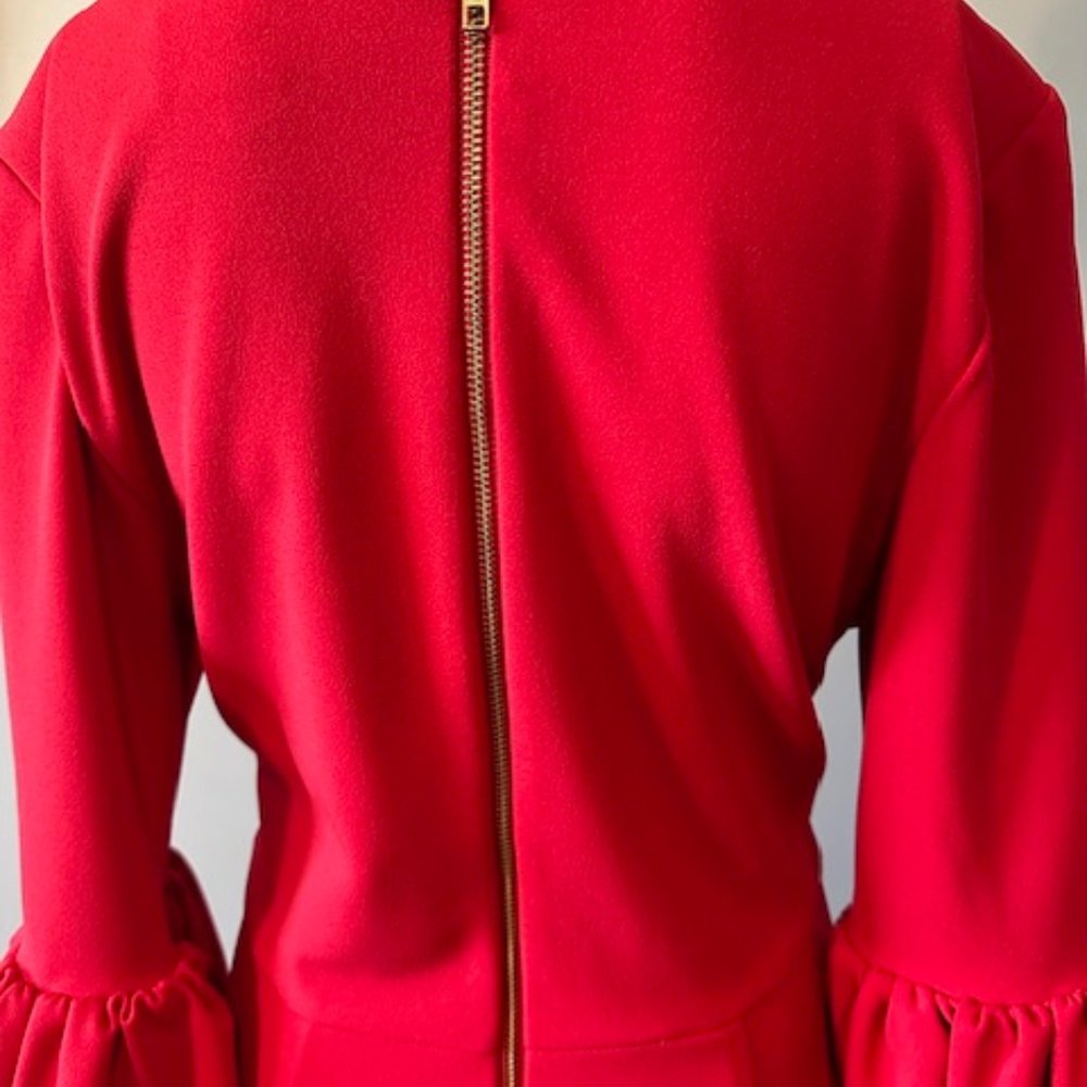 BETSY ADAMS RED DRESS - Picture 6 of 7